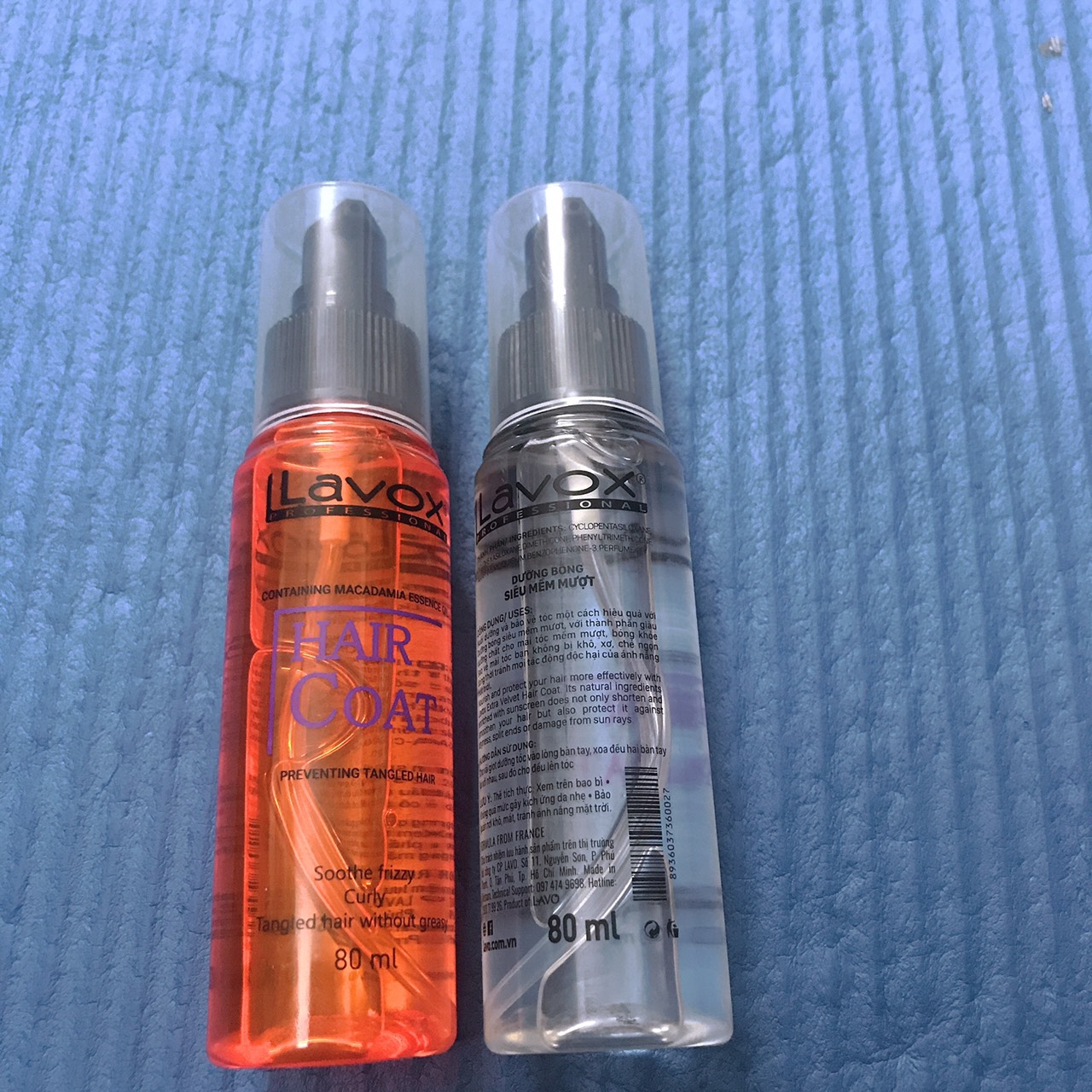 Tinh Dầu Dưỡng Tóc siêu mềm mượt chống rối tóc LAVOX 80ML