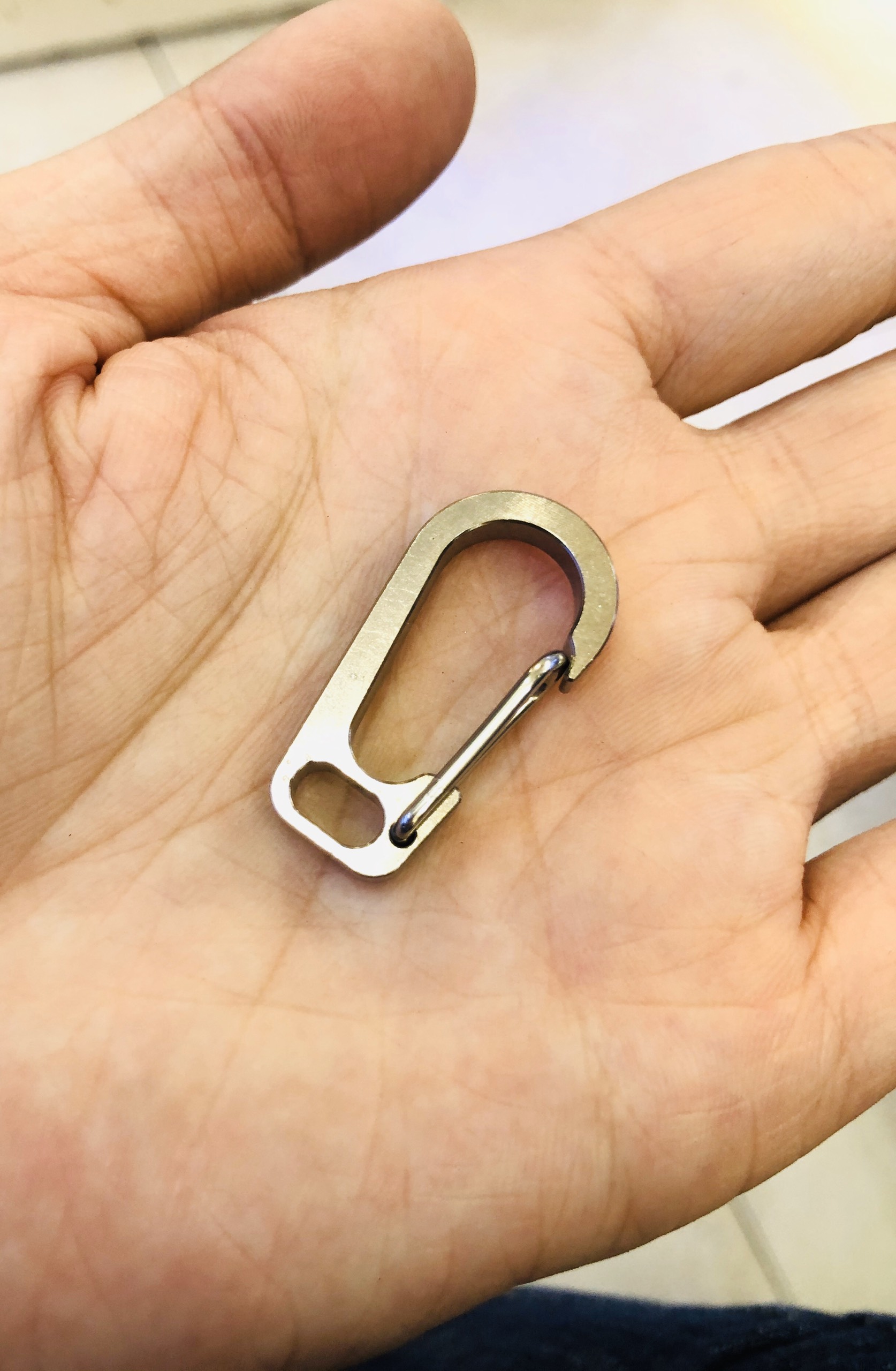 Carabiner EDC Titanium 30mm