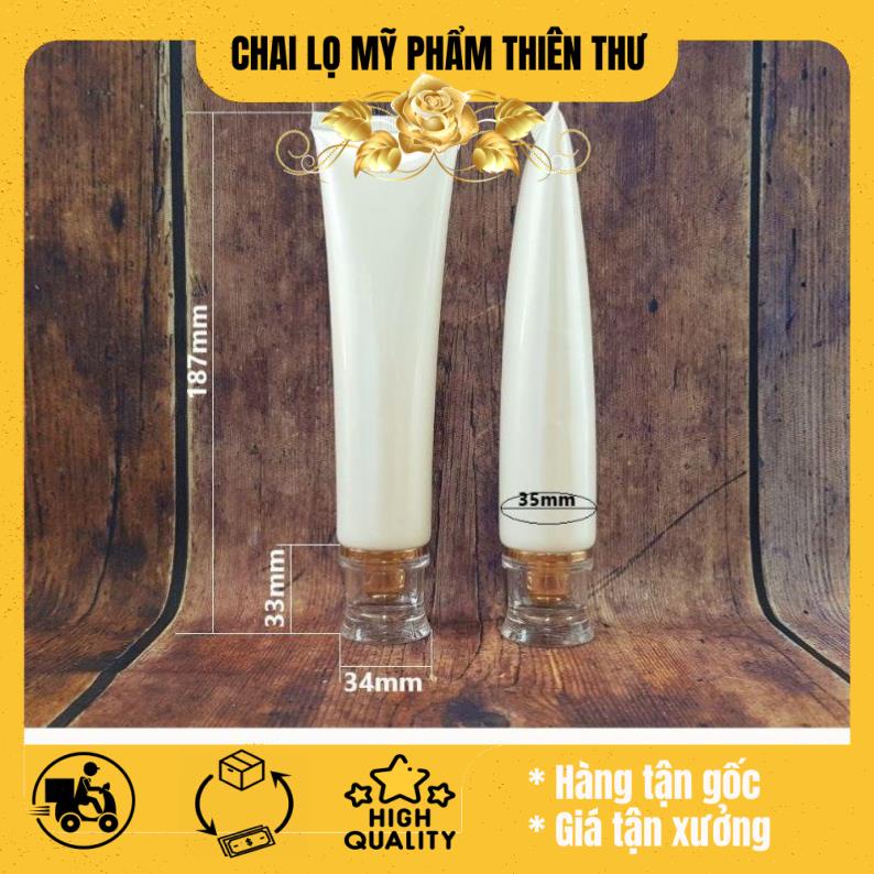 Tuýp nhựa hột xoàn 20ml/100ml chiết mỹ phẩm