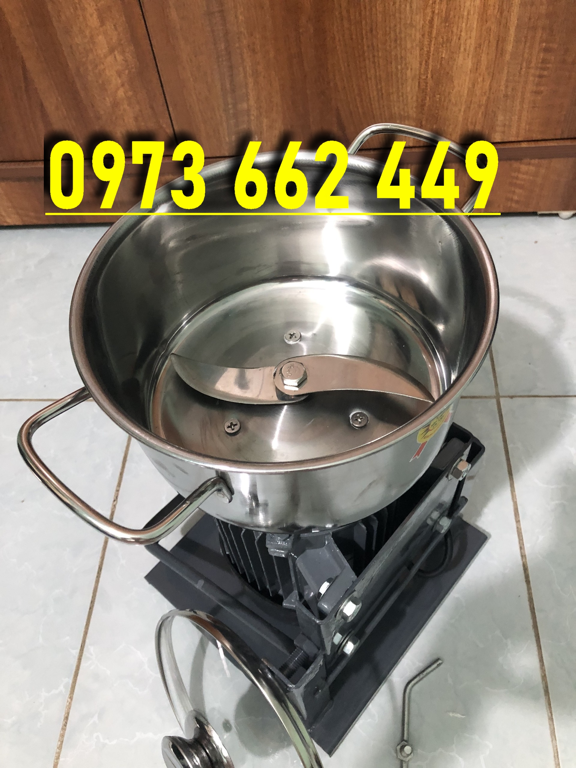 Cối xay tỏi ớt đa năng, xay giềng xả, hành, gừng, thịt, cá, xay ruốc, tặng cây tháo mở dao