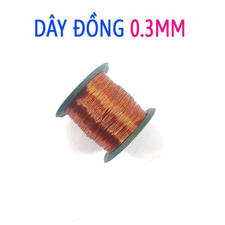 Dây đồng quấn biến áp , quấn motor 0.3MM