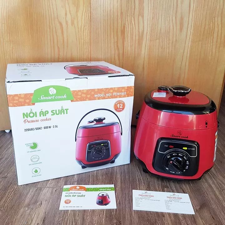 NỒI ÁP SUẤT ĐIỆN ELMICH SMARTCOOK 1803 THỂ TÍCH 2,5L, NỒI HẦM CHÁO