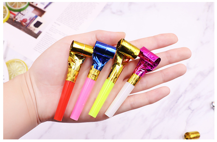 [Combo 3 cái]Kèn thổi mừng sinh nhật - Happy brithday - Trang trí đám cưới - Lễ kỷ niệm - Phụ kiện trang trí sinh nhật - Đồ trang trí thôi nôi - Sét trang trí đầy tháng - Sinh nhật cho bé - Bộ bóng trang trí sinh nhật bé trai, bé gái