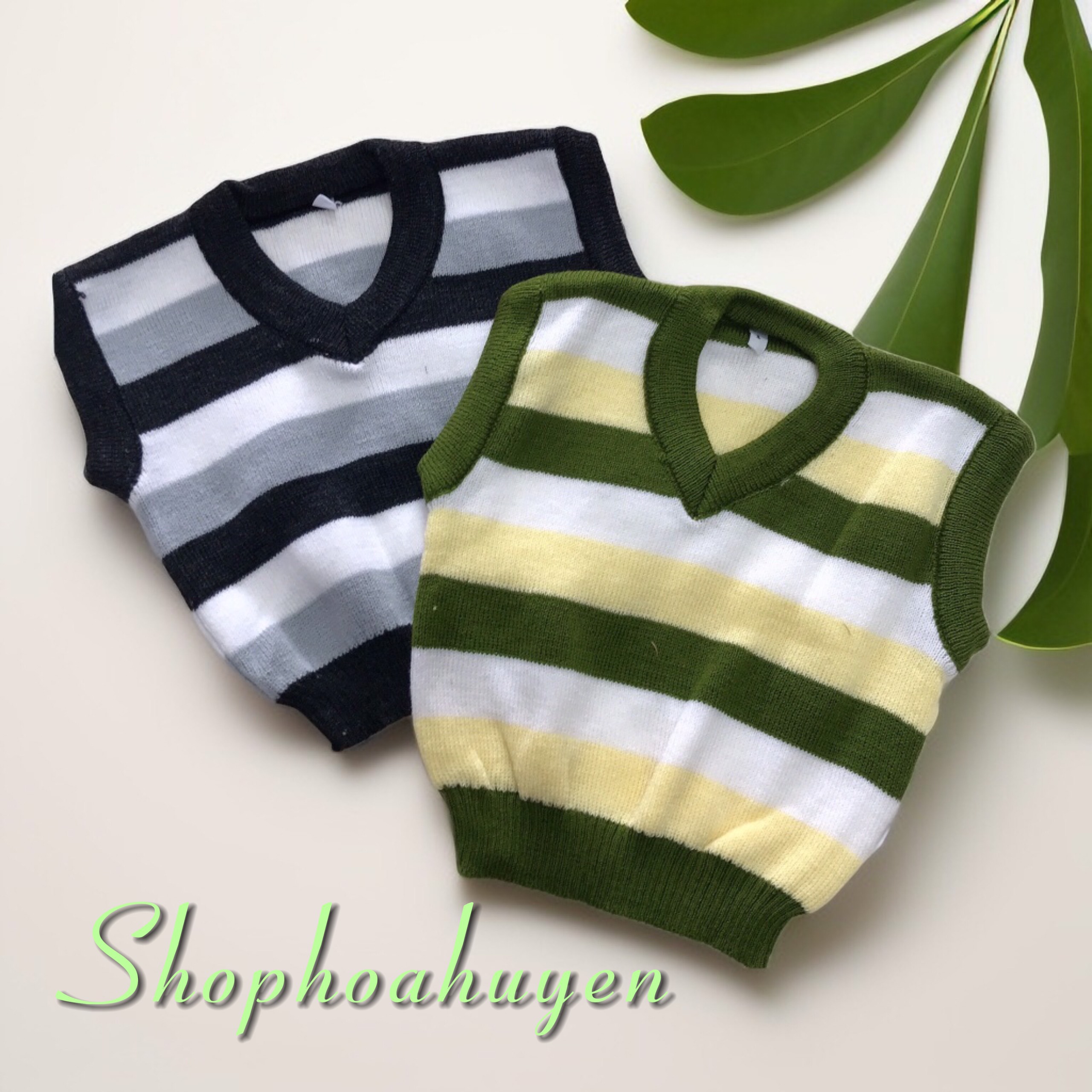 Áo len gile giữ ấm ngực cho bé trai bé gái 0-17kg Màu ngẩu nhiên Áo len cho bé sơ sinh