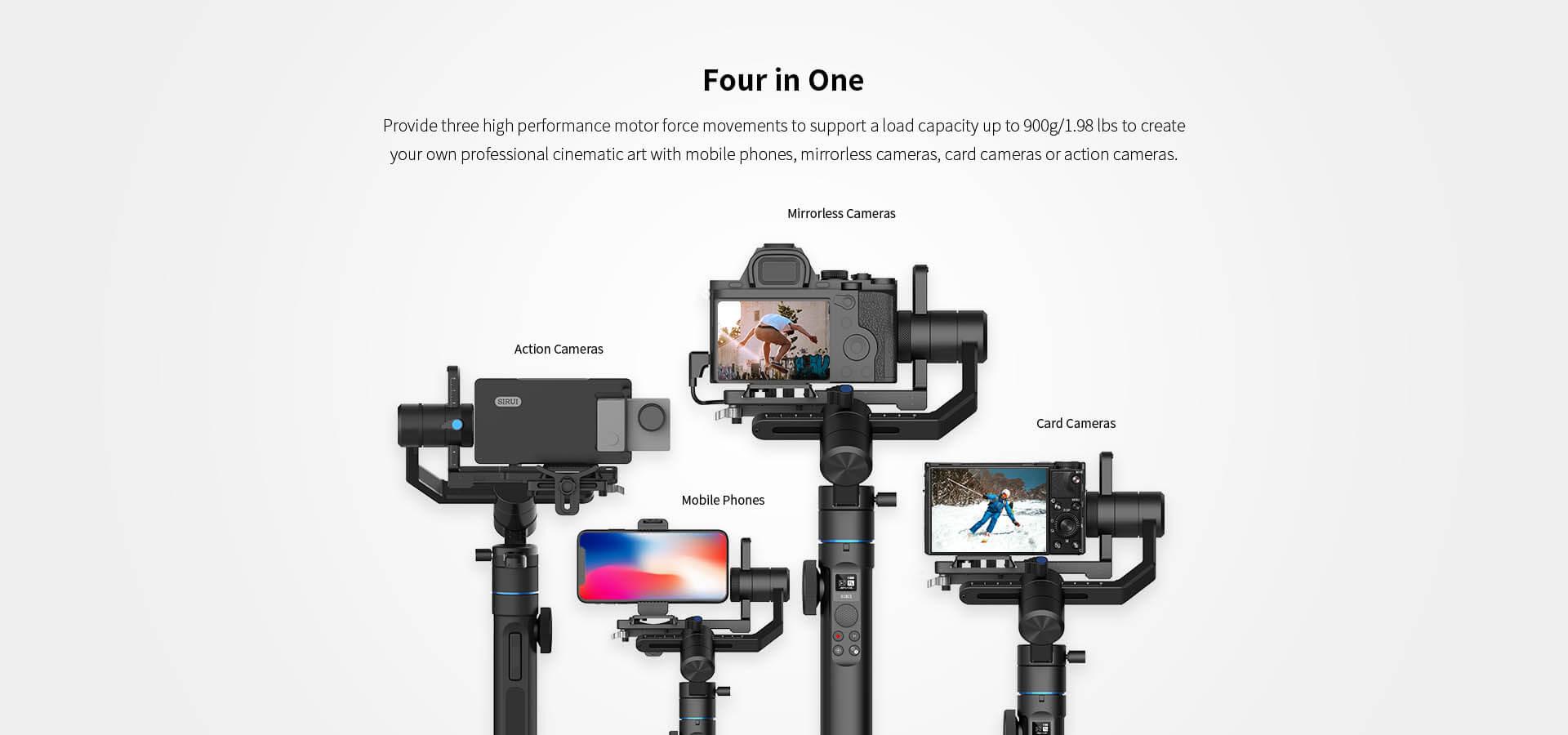 Gimbal cho Smartphone và máy ảnh Mirorless SIRUI Swift P1