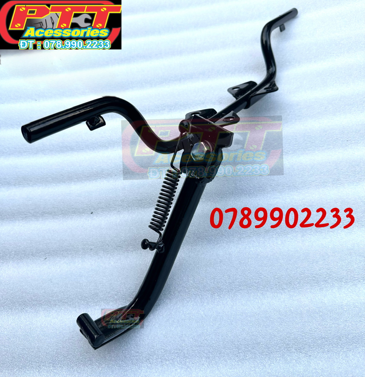 Bộ gác chân trước và chống ngang xe chaly