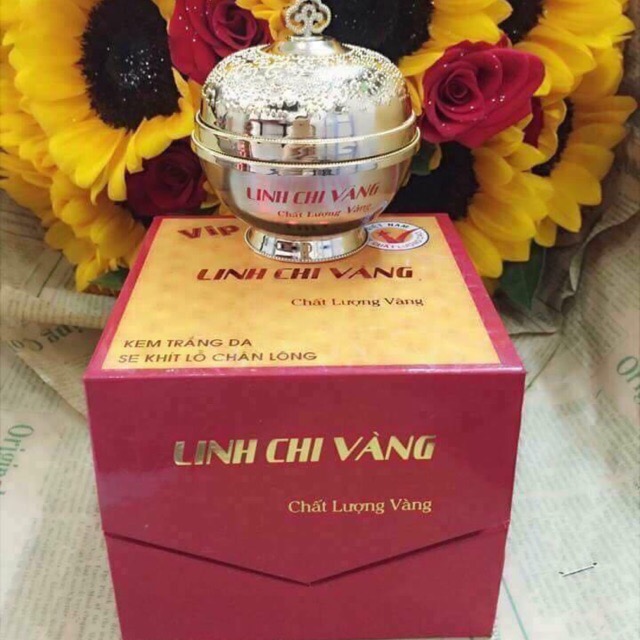 [HCM]KEM VIP DƯỠNG TRẮNG DA 6 TÁC DỤNG LINH CHI VÀNG