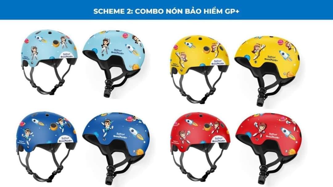 Nón Bảo Hiểm cao cấp xịn sò cho bé HKM của sữa Nutifood