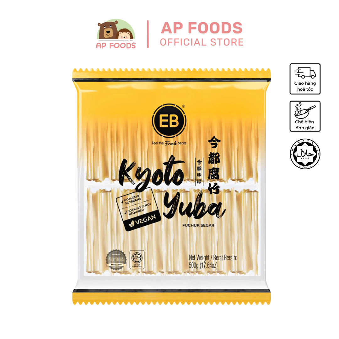 Phù trúc tươi Kyoto Yuba EB Malaysia 500g - Viên Thả Lẩu Malaysia