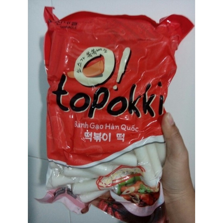 500g bánh gạo tokpokki truyền thông ngon, hàng mới_Monhi_Food