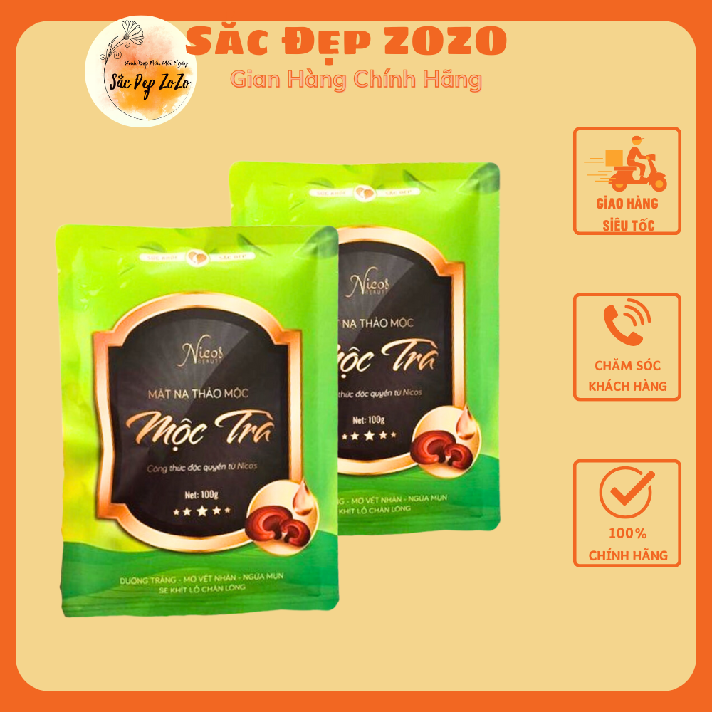Mặt nạ thảo mộc trà nicos