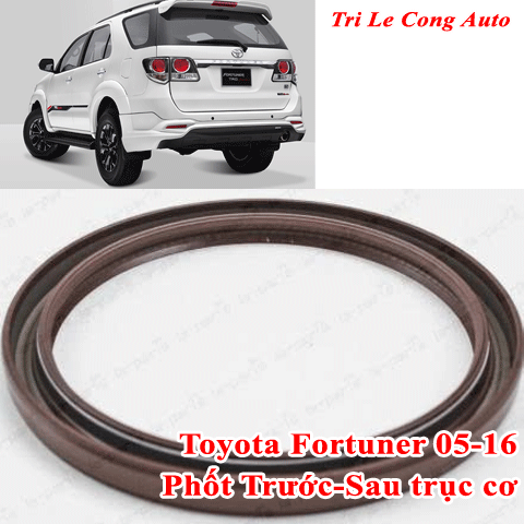 Fortuner 05-16 phốt trục nhớt dầu Toyota động cơ 2.7 1TR FE đời 2008 2010  2014 phớt gioăng cốt máy đầu đuôi trước sau