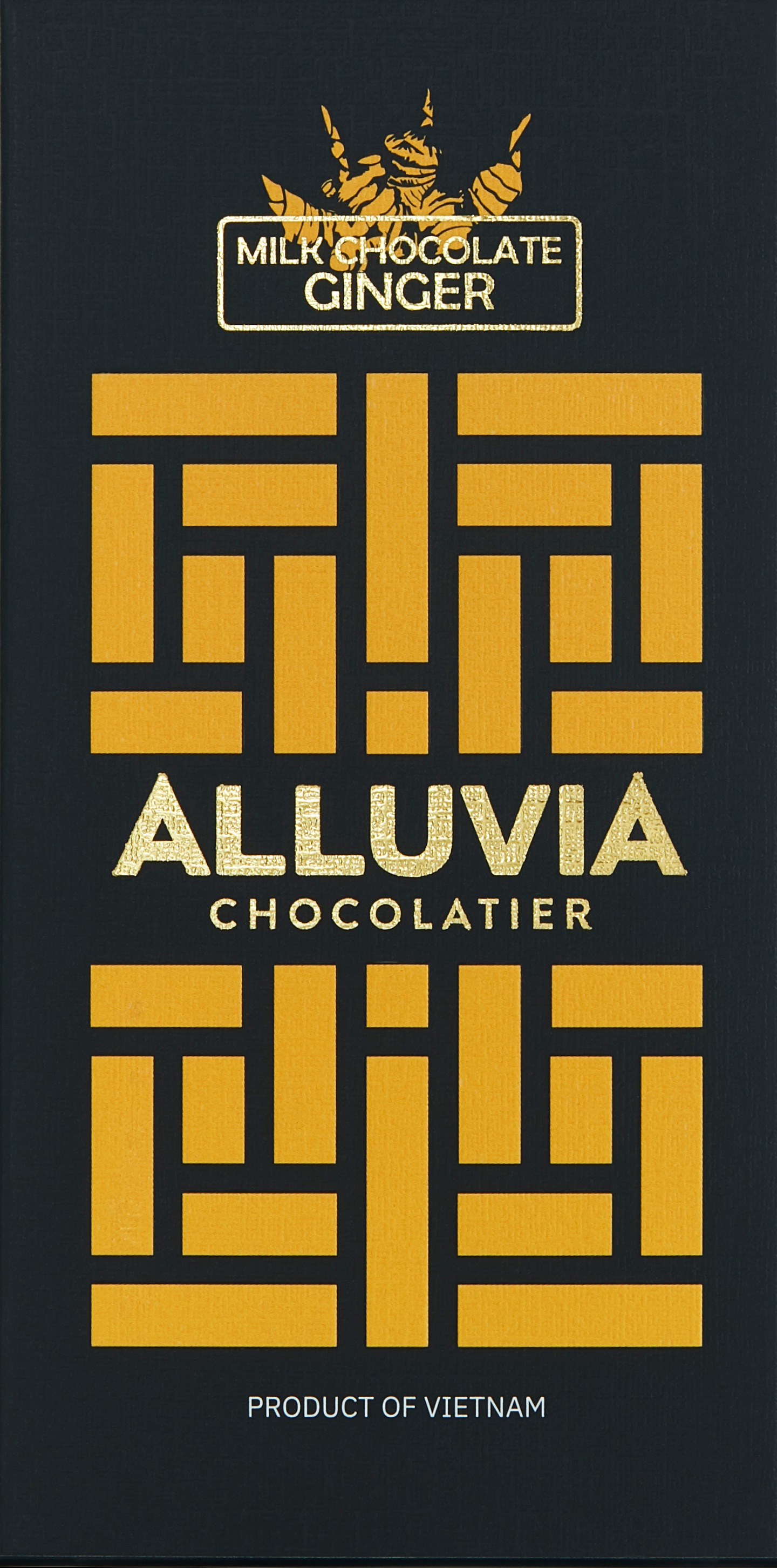 Sô cô la sữa Alluvia nhân Gừng 100g