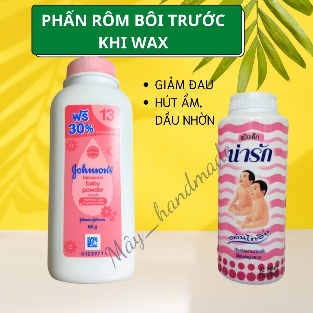 Phấn rôm Jonhson - Narak chính hãng thái lan bôi trước khi wax
