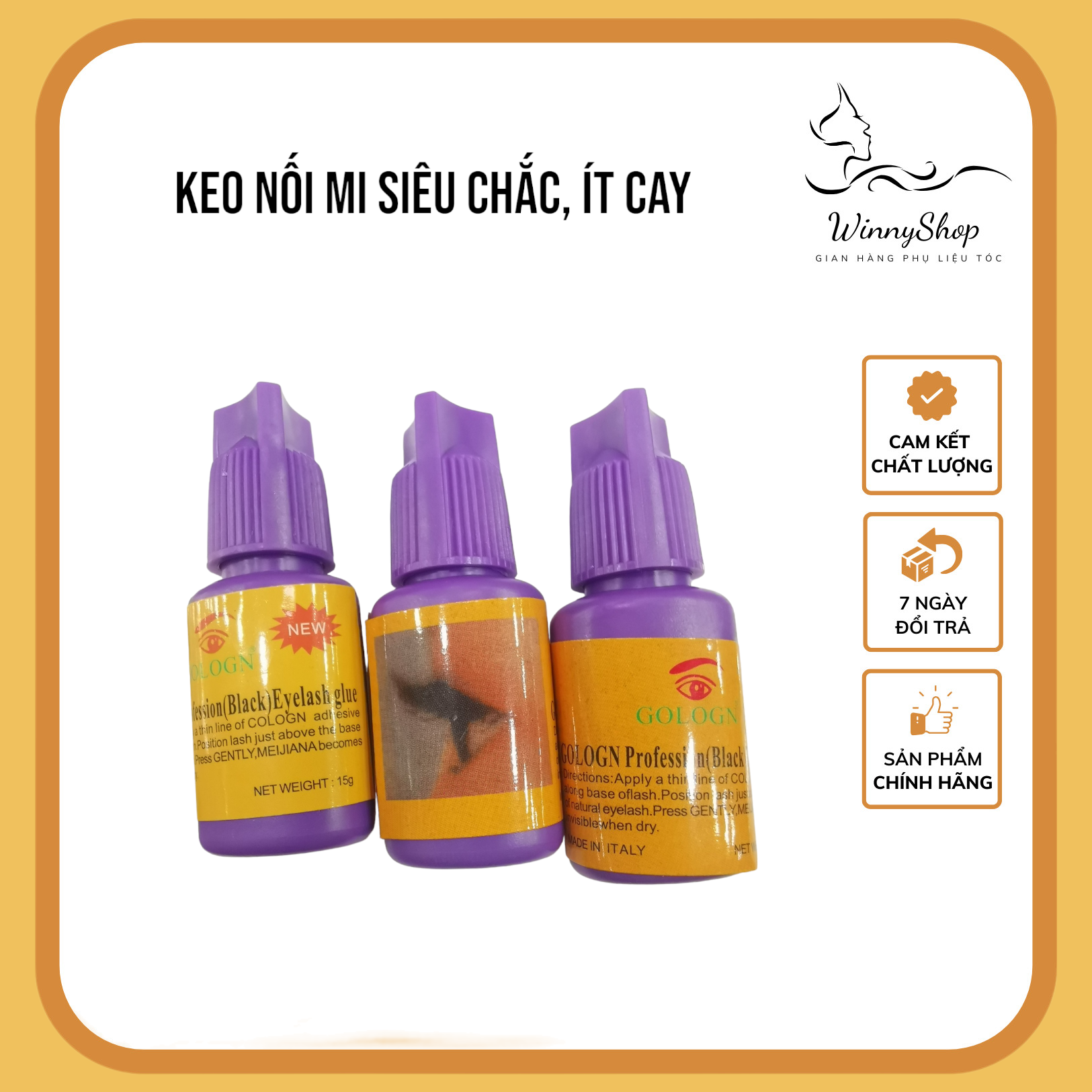 Keo nối mi siêu chắc, ít cay