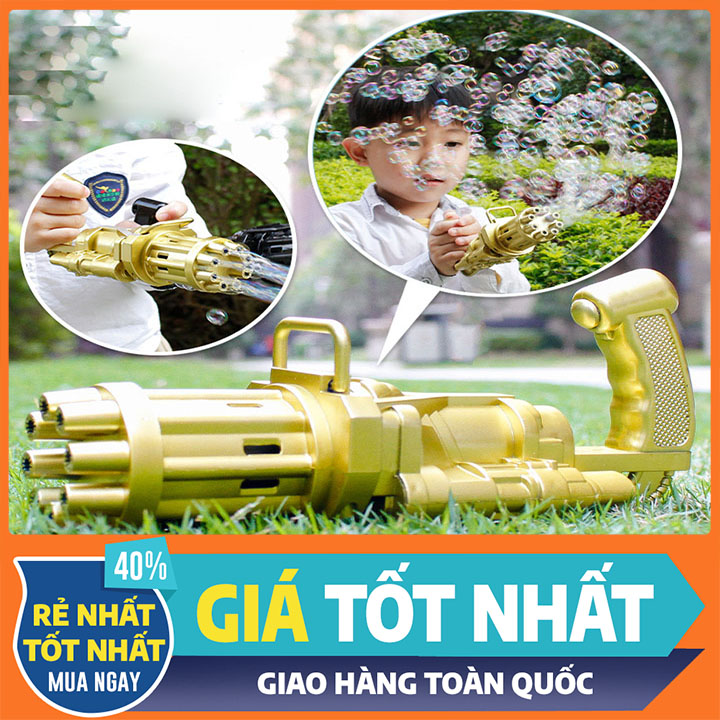 Đồ chơi thổi bong bóng xà phòng đáng yêu cho bé - Đồ chơi vận động ngoài chơi cho bé