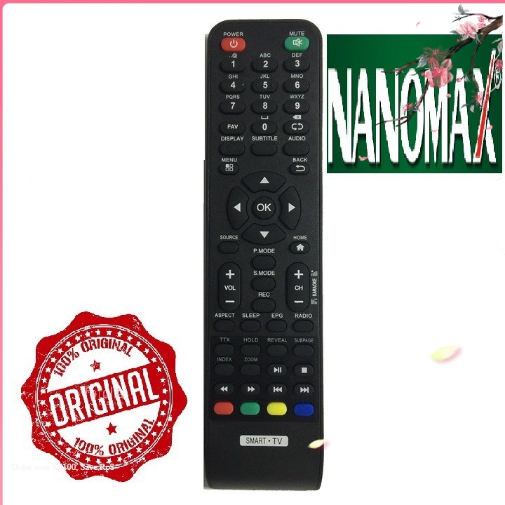 Remote điều khiển tivi NANOMAX smart mẫu 2