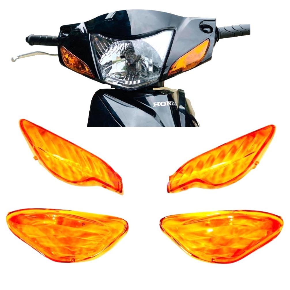 [Mã LIFEXANH03 giảm 10 đơn 500K] Nắp xi nhan cam trước sau lắp cho xe wave 2007 đến 2021 (100cc 50cc 110cc) siêu đẹp