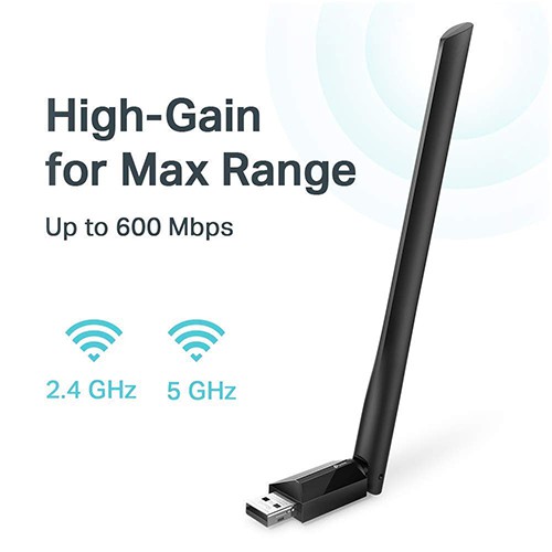 Cạc mạng wifi usb tp-link archer t2u plus ac600mbps