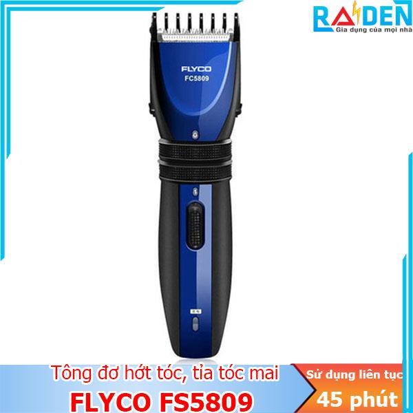 Tông đơ cắt tóc flyco fc5809 cho người lớn trẻ nhỏ và thú cưng - pin sạc an toàn - thiết kế tinh tế - lưỡi cắt chống ồn - hàng chính hãng bảo hành 24 tháng