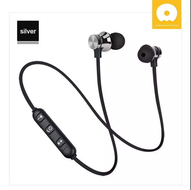 Tai nghe WUW bluetooth R52, Tai nghe Sport Headphone nhét tai Thể Thao Vòng Cổ Thời Trang rãnh tay Bluetooth 4.2，dung lượng pin lớn, chống ồn