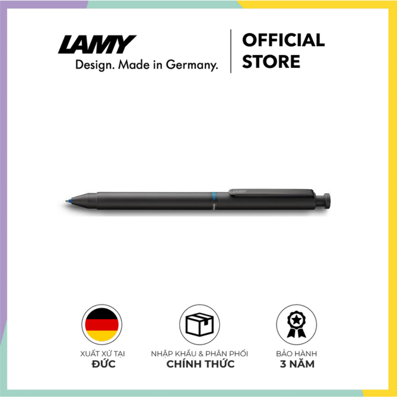Bút đa năng lamy st tri pen black