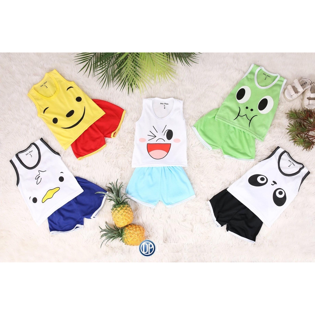 [FREESHIP] Quần áo trẻ em - Đồ bộ cho bé trai bé gái 3-13kg | 100% cotton | Có Video