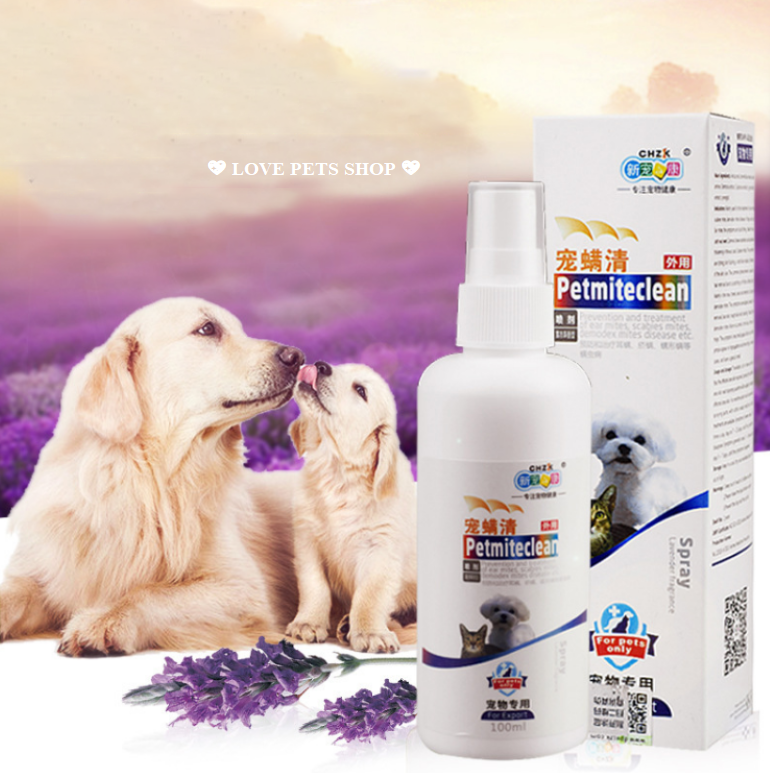 Thuốc xịt trị ve rận cho Chó Mèo _ Love Pets Shop