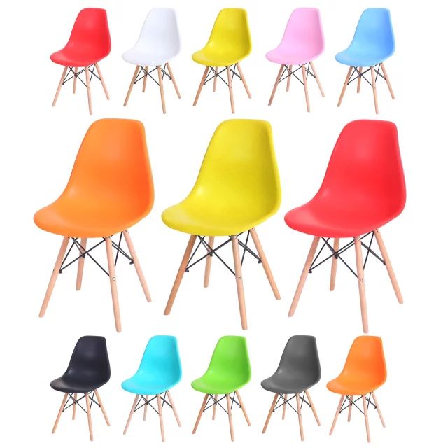 Ghế Eames nhiều màu sắc