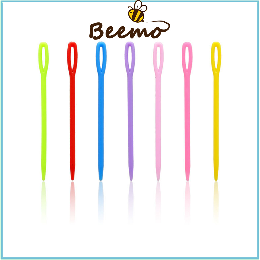Kim khâu len nhựa lỗ to dài 5-9cm