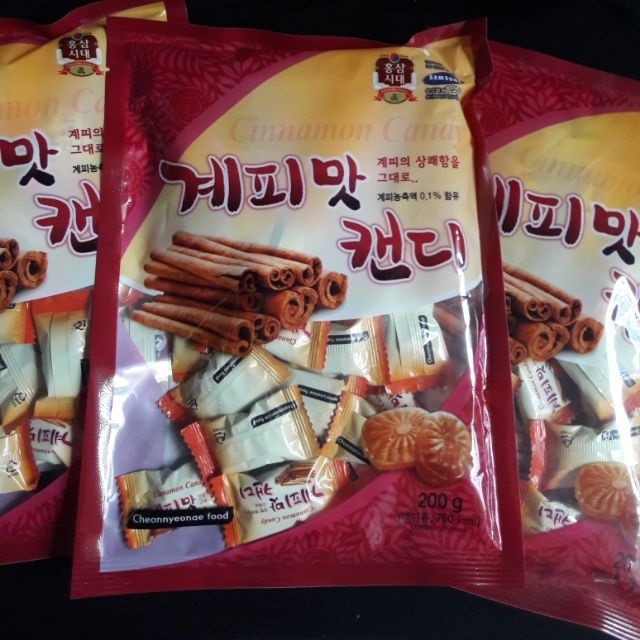 Kẹo quế cứng hàn quốc 200g