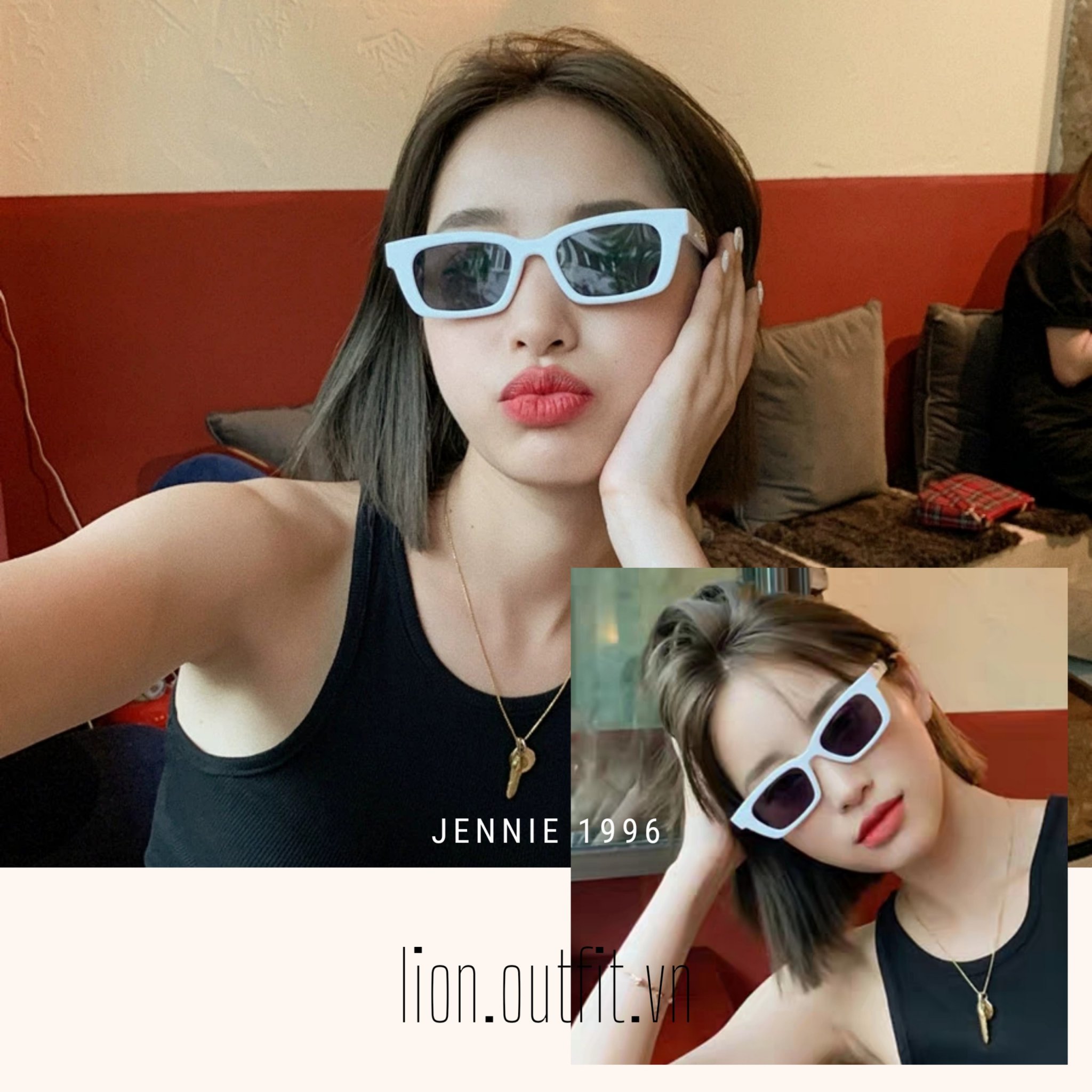 KÍNH RÂM JENNIE 1996 SIÊU HOT TẶNG KÈM HỘP VÀ KHĂN LAU