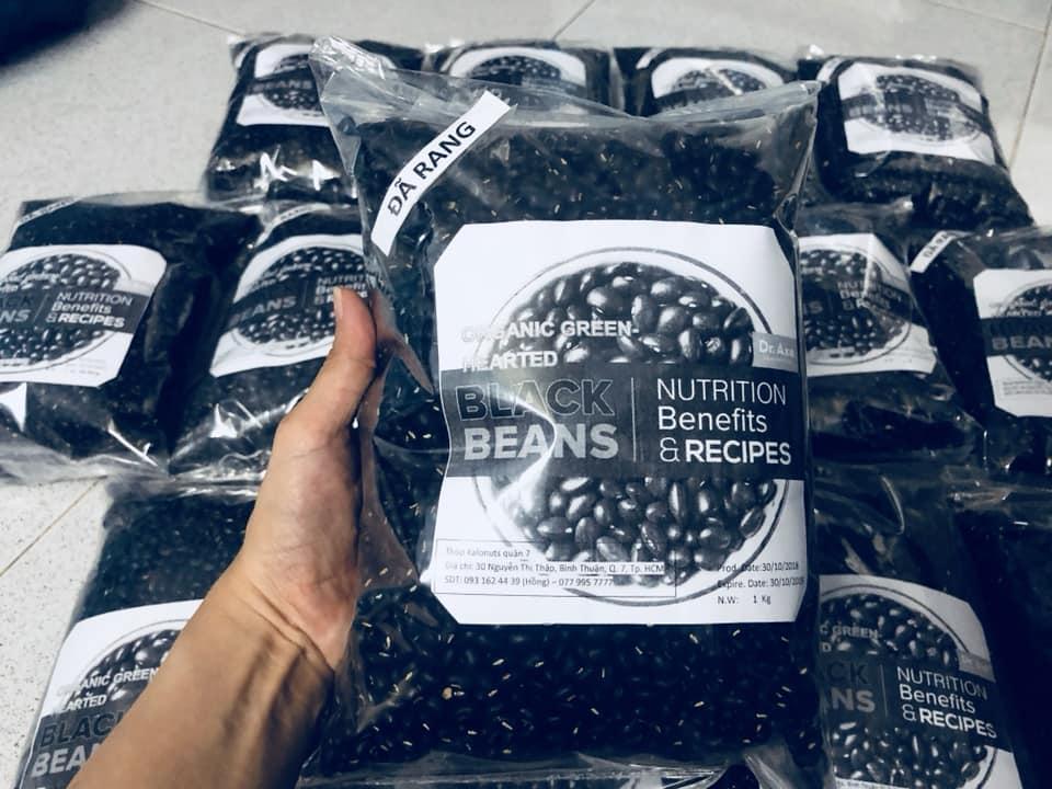 Đậu đen xanh lòng rang sẵn Tây Nguyên loại 1kg