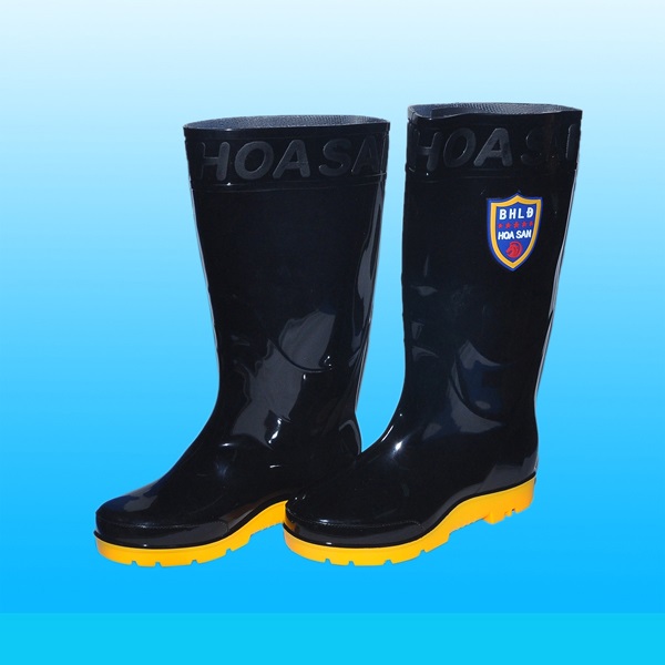 ủng bảo hộ lao động Hoa San đế cứng size 39-43, ủng 022