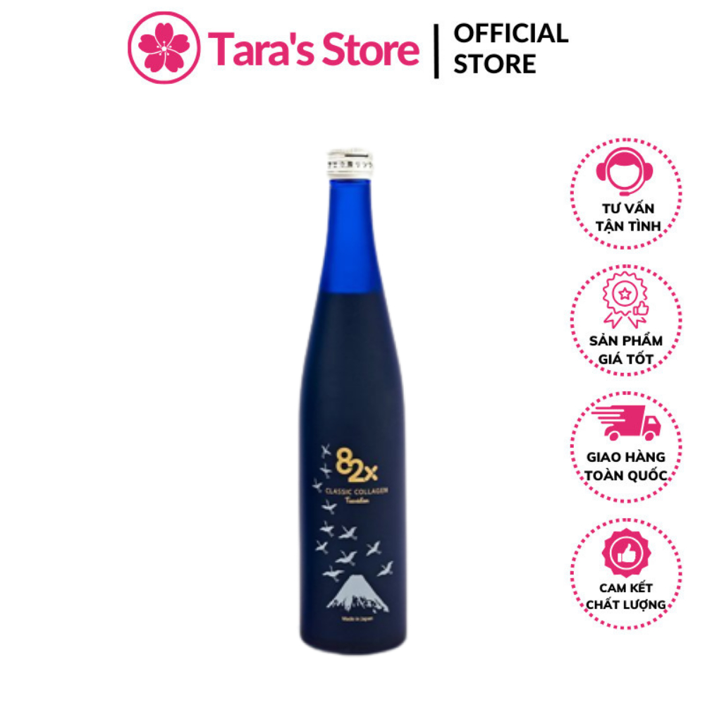 82X FUCOIDAN COLLAGEN Nước Uống Làm Đẹp Da Chứa 120.000mg Collagen Từ Tảo Nâu Mozuki (500ml/Chai) - Tara’s Store