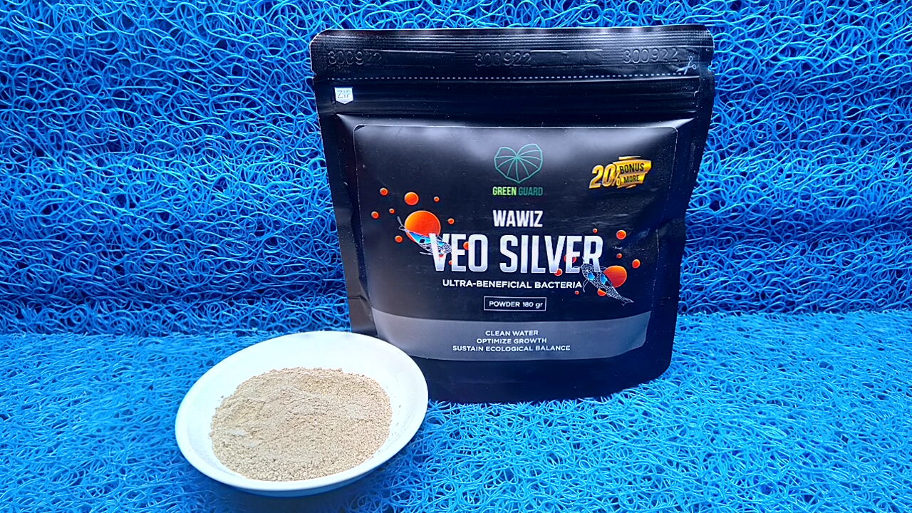 Men vi sinh Wawiz-Veo Silver gói 180gr dùng cho hồ cá.