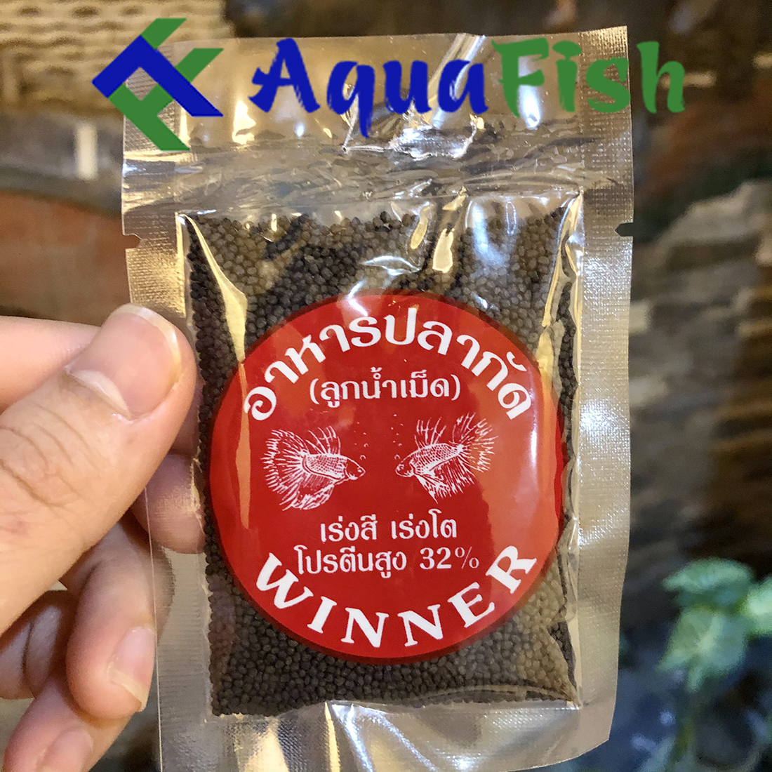 Combo 3 gói thức ăn cho cá betta, cá chọi hiệu Winner (lăng quăng sấy khô)