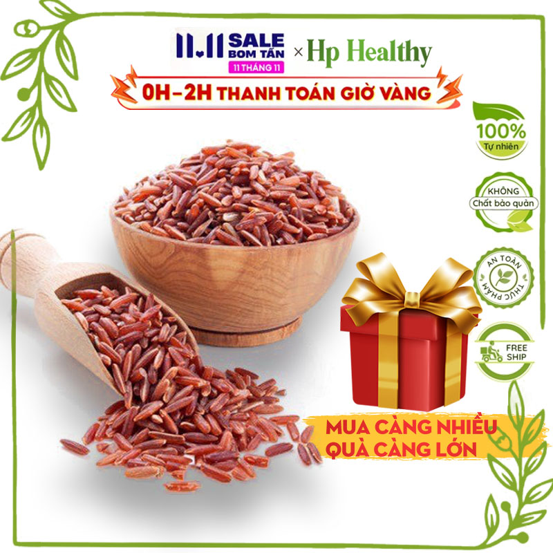 1KG GẠO LỨT HUYẾT RỒNG, gạo lứt giảm cân, điều hòa huyết áp, giảm cholesteron rất tốt cho người tiểu đường Hp Healthy