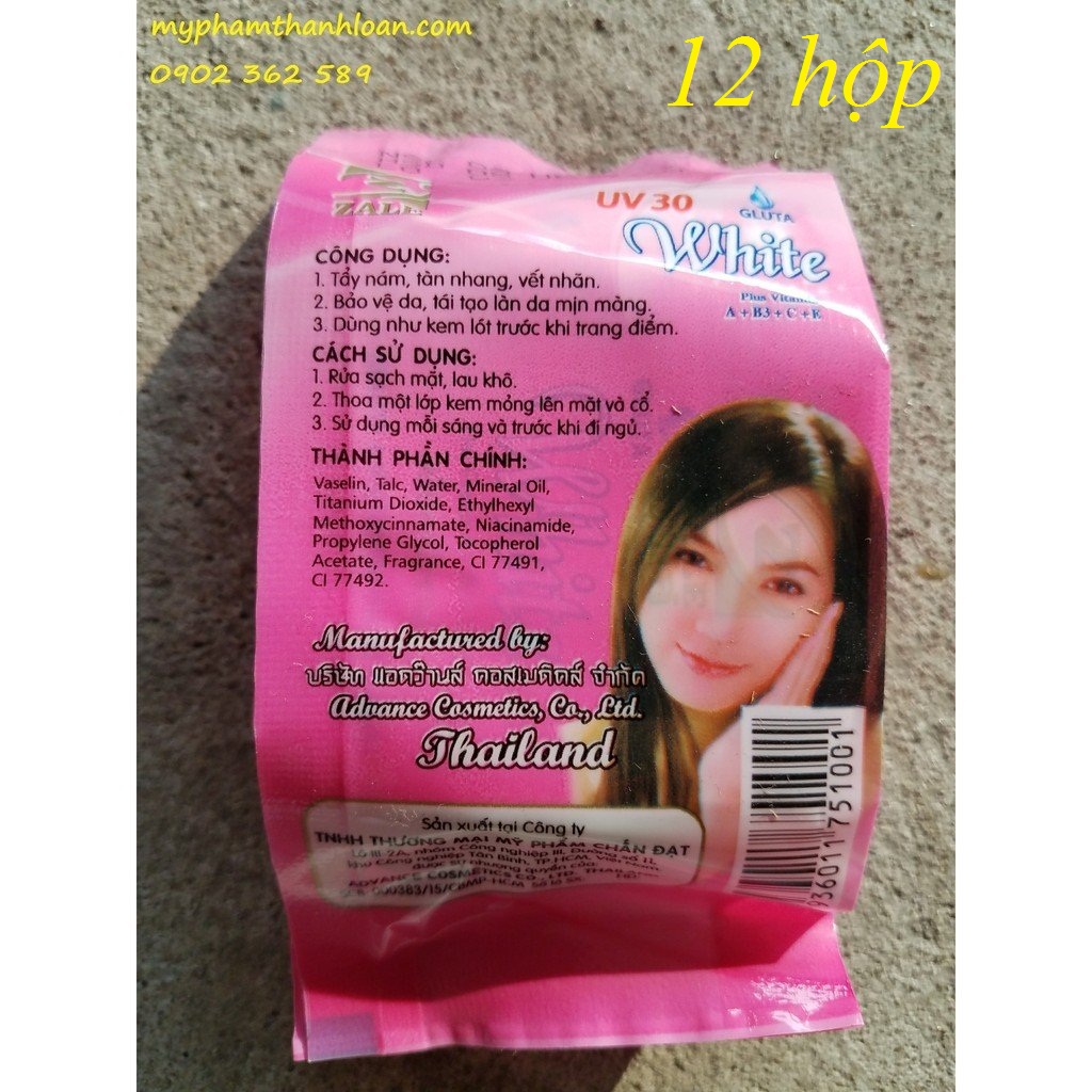 [HCM]12 Hộp Kem Zale White Trắng Da - Shop bán giá sỉ