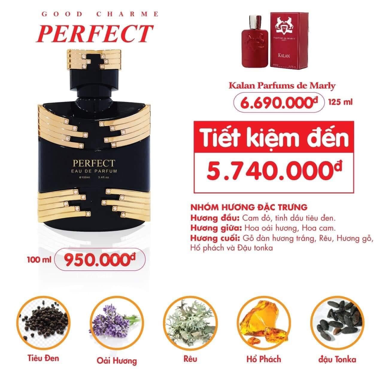 Nước Hoa Charme_Perfect 100ml
