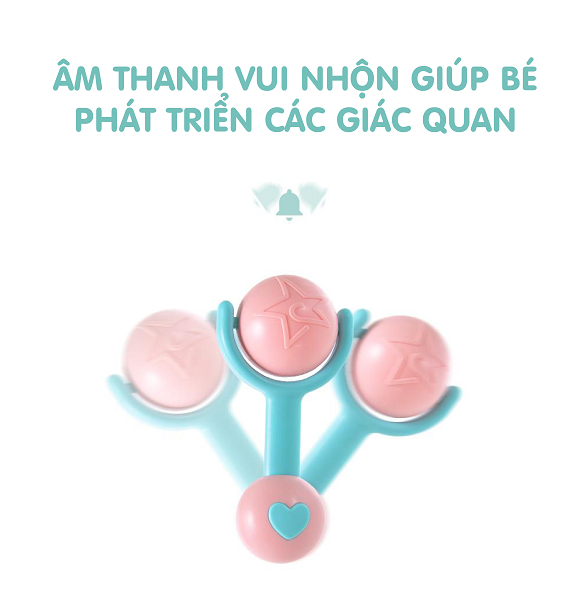 Bộ xúc xắc gặm nướu 8 món chính hãng UMOO UM-1051 cho bé Đồ chơi cho bé 5