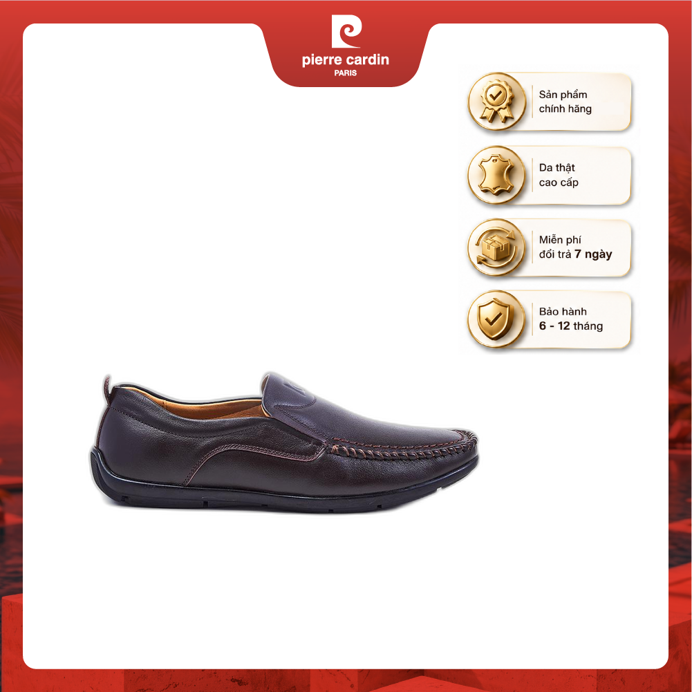 Giày Lười Nam Da Thật Pierre Cardin, Da Mềm Đế Cao Su - PCMFWL 800