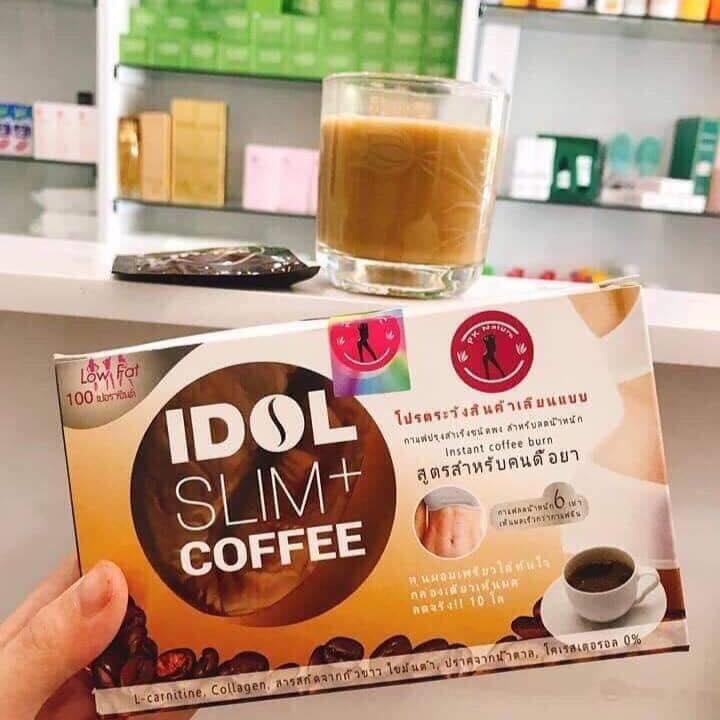 Cà phê giảm cân idol slim coffee Thái Lan (Hộp 10 gói nhỏ x 15g)