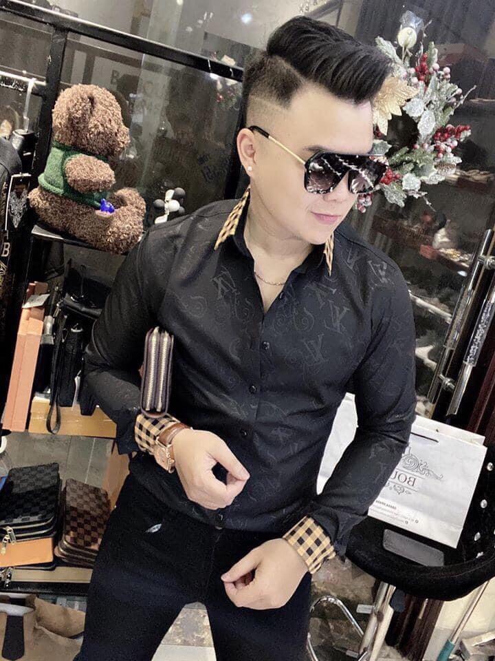 Áo sơ mi nam họa tiết cao cấp, chất lụa mềm mịn co giãn nhẹ , full tem mác (ảnh thật shop tự chụp)HUY STORE88 e010