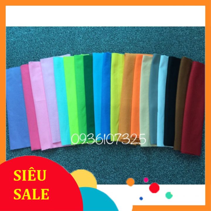 Vải nỉ mềm 45*45cm làm thú bông handmade đa dạng màu sắc