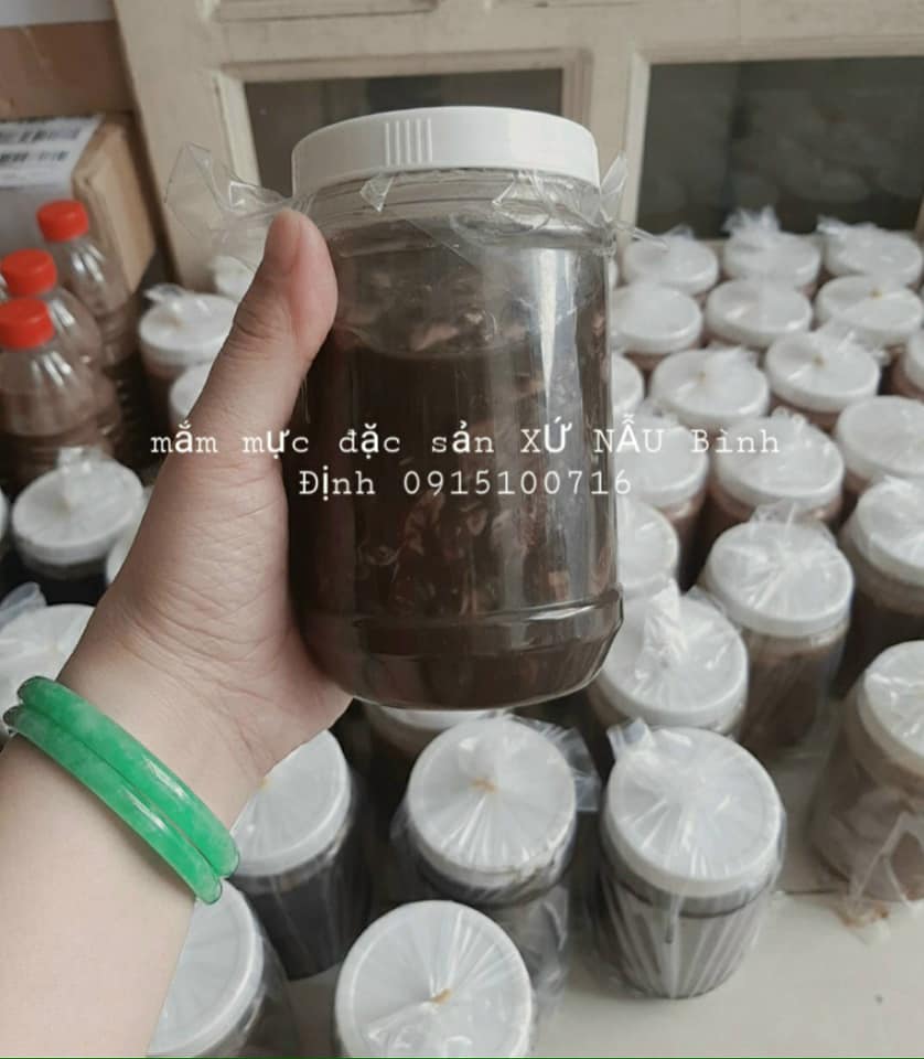 Mắm mực bình định đặc sản xứ nẫu 500gr