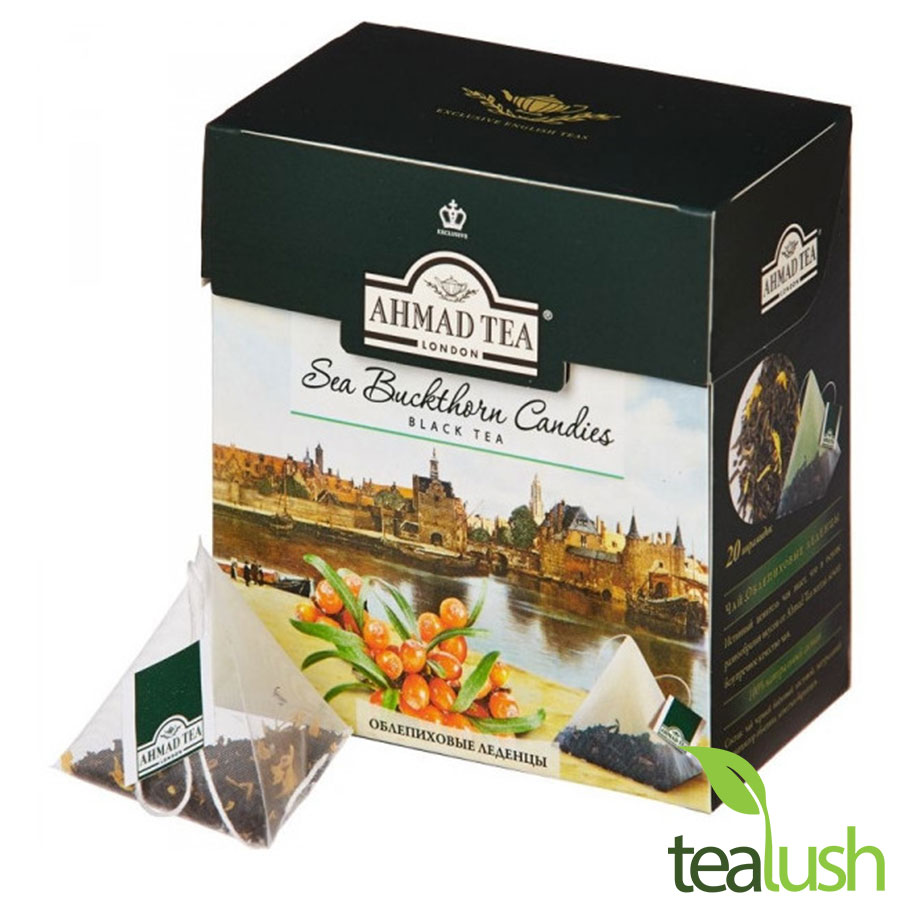 Trà Ahmad Tea Buckthorn Candies - Trà hoa quả Nga vị mai hắc biển 20 gói