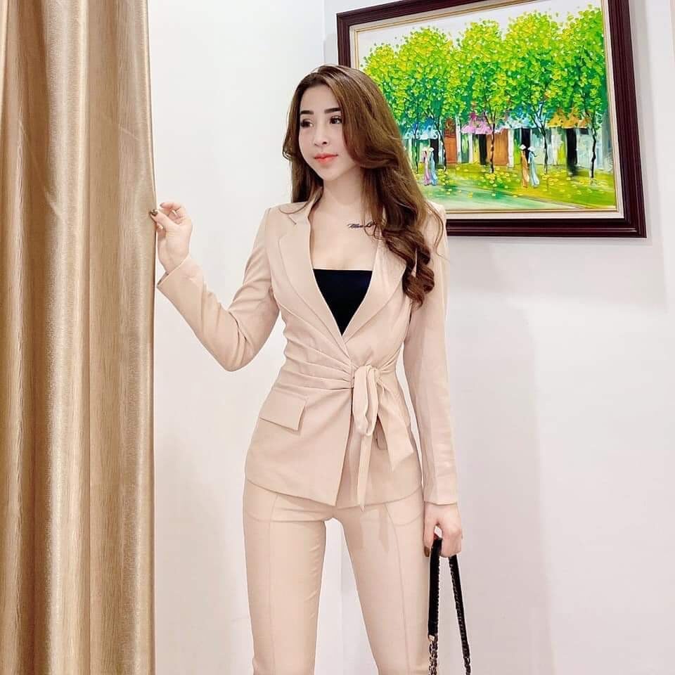 Sét bộ 3 món cột nơ eo cực xinh hot l39