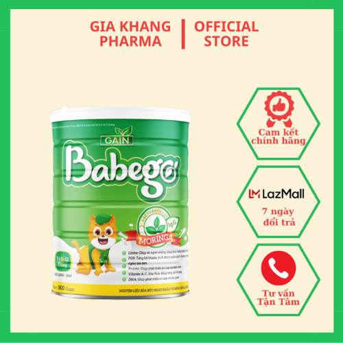[Chính Hãng - Hoàn Tiền 10%] Sữa mát tăng cân, cải thiện biếng ăn, táo bón Babego (0 - 12 tháng) 800g