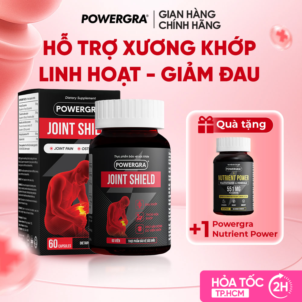 Powergra Joint Shield Bone and Joint Support Pills - Box of 60 Pills |   Powergra Supplement Store